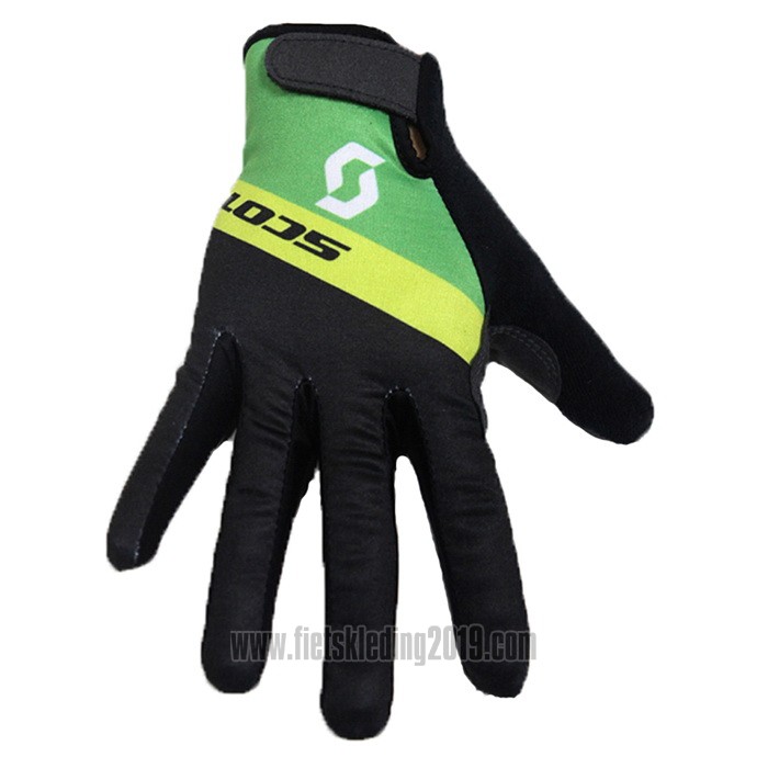 2020 Scott Handschoenen Met Lange Vingers Zwart Groen